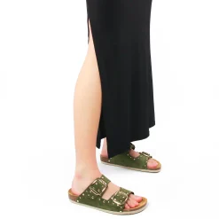 Mules K Daques Riant Kaki