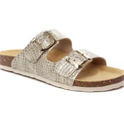 Mules K Daques Ripoll Croco Platine