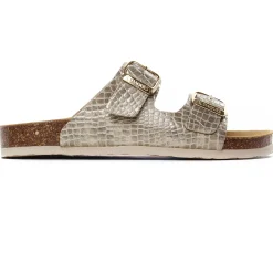 Mules K Daques Ripoll Croco Platine