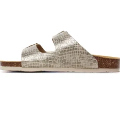 Mules K Daques Ripoll Croco Platine