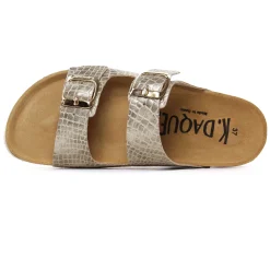 Mules K Daques Ripoll Croco Platine