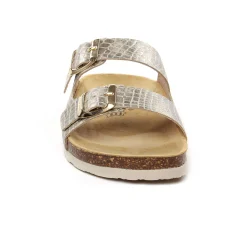 Mules K Daques Ripoll Croco Platine