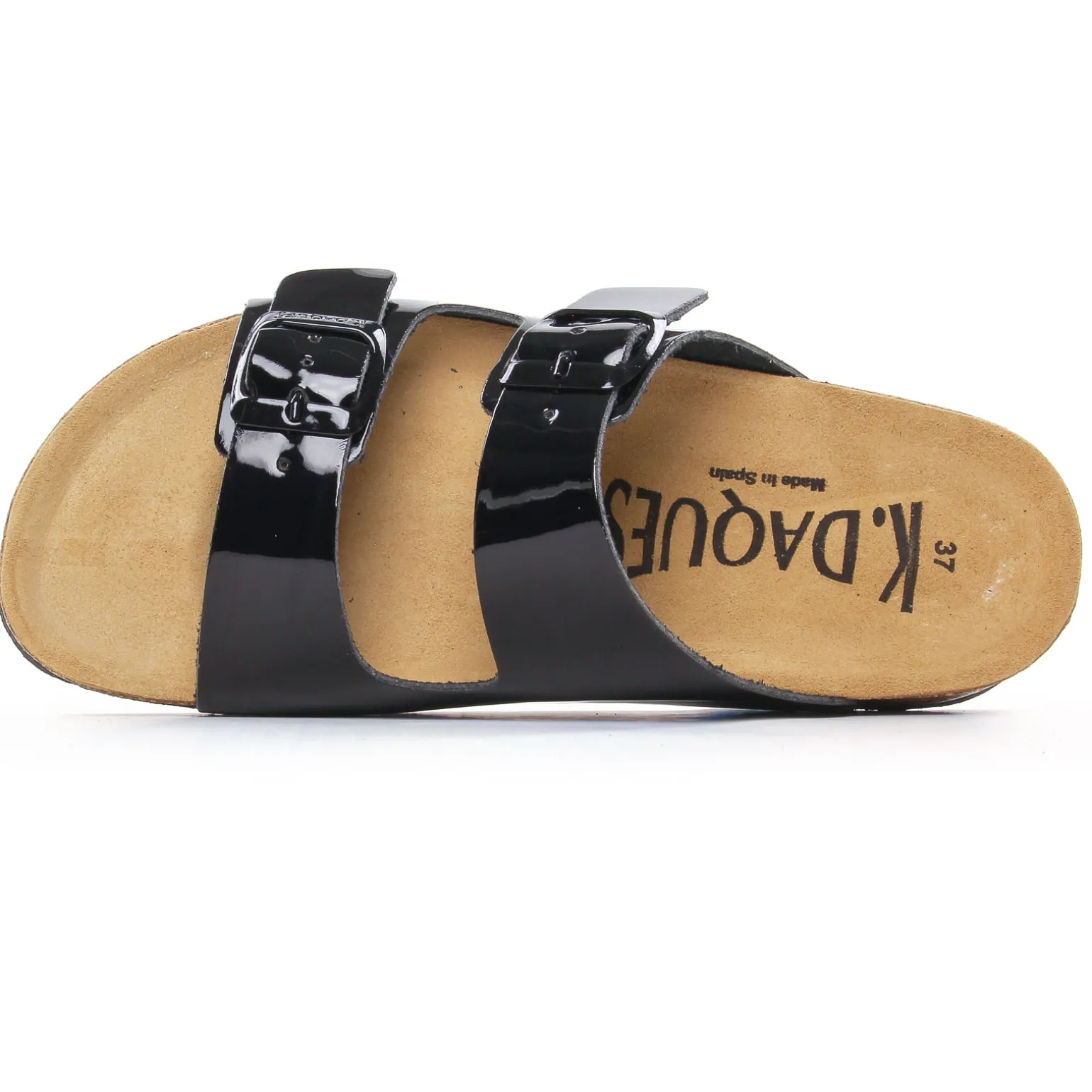 Mules K Daques Ripoll Vernis Noir