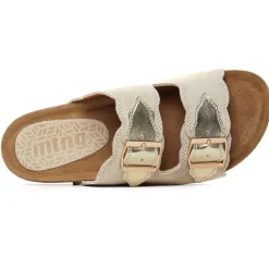 Mules Mtng Lin 54085 Beige Or