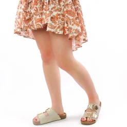 Mules Mtng Lin 54085 Beige Or