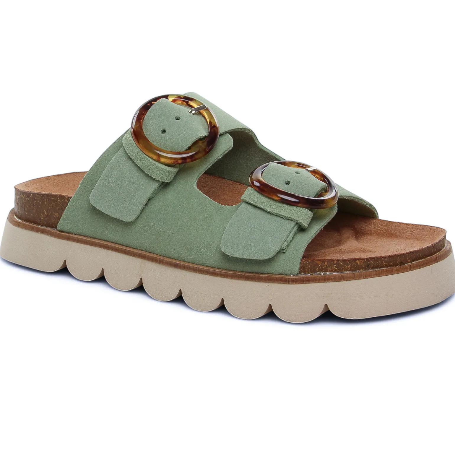 Mules No Name Sandy Tilleul