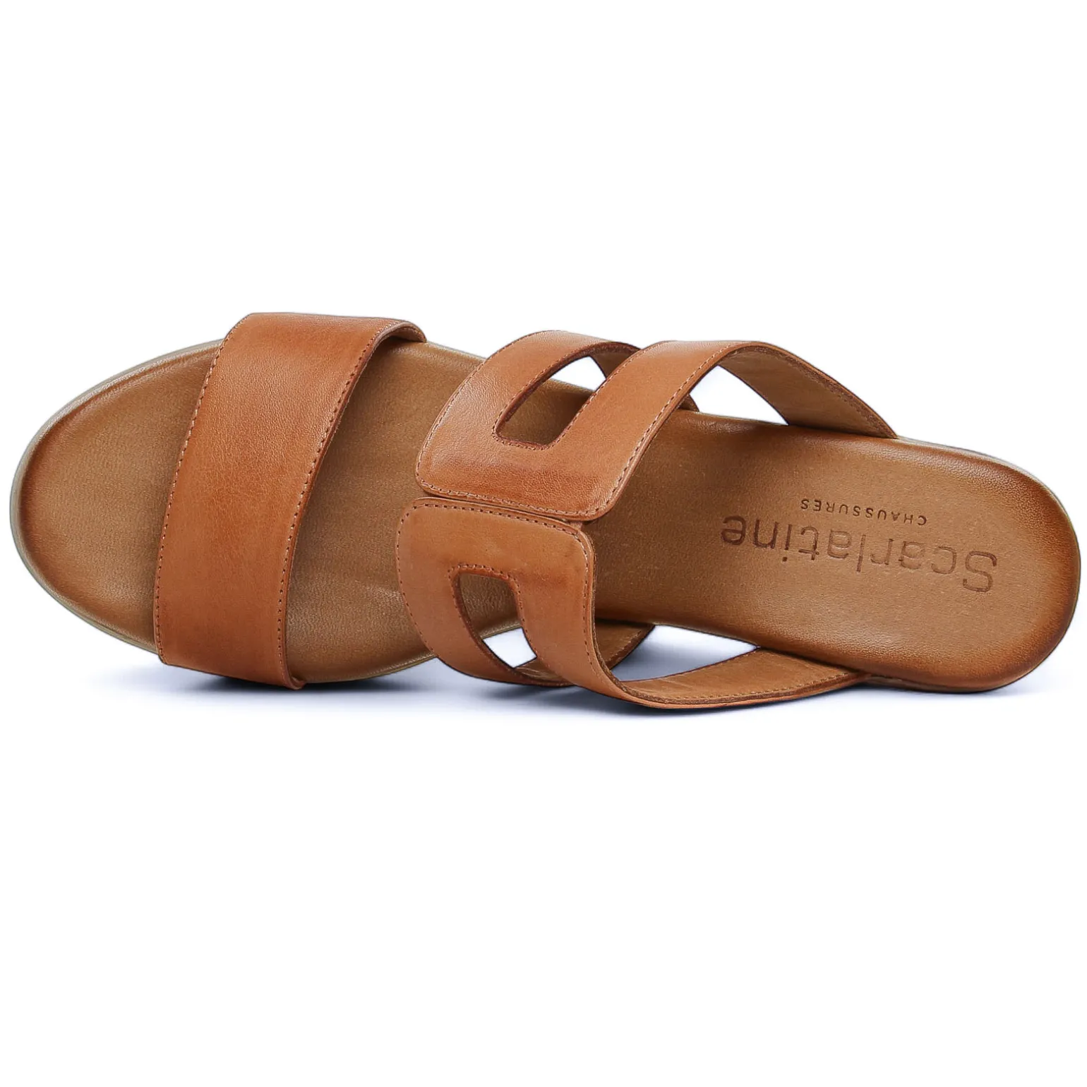 Mules Scarlatine Halle Camel