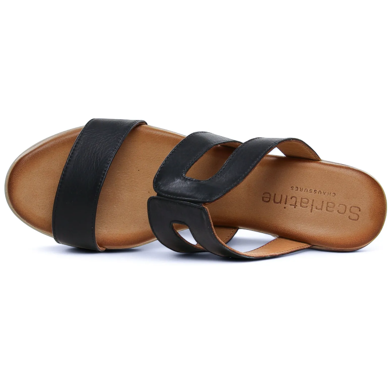 Mules Scarlatine Halle Noir