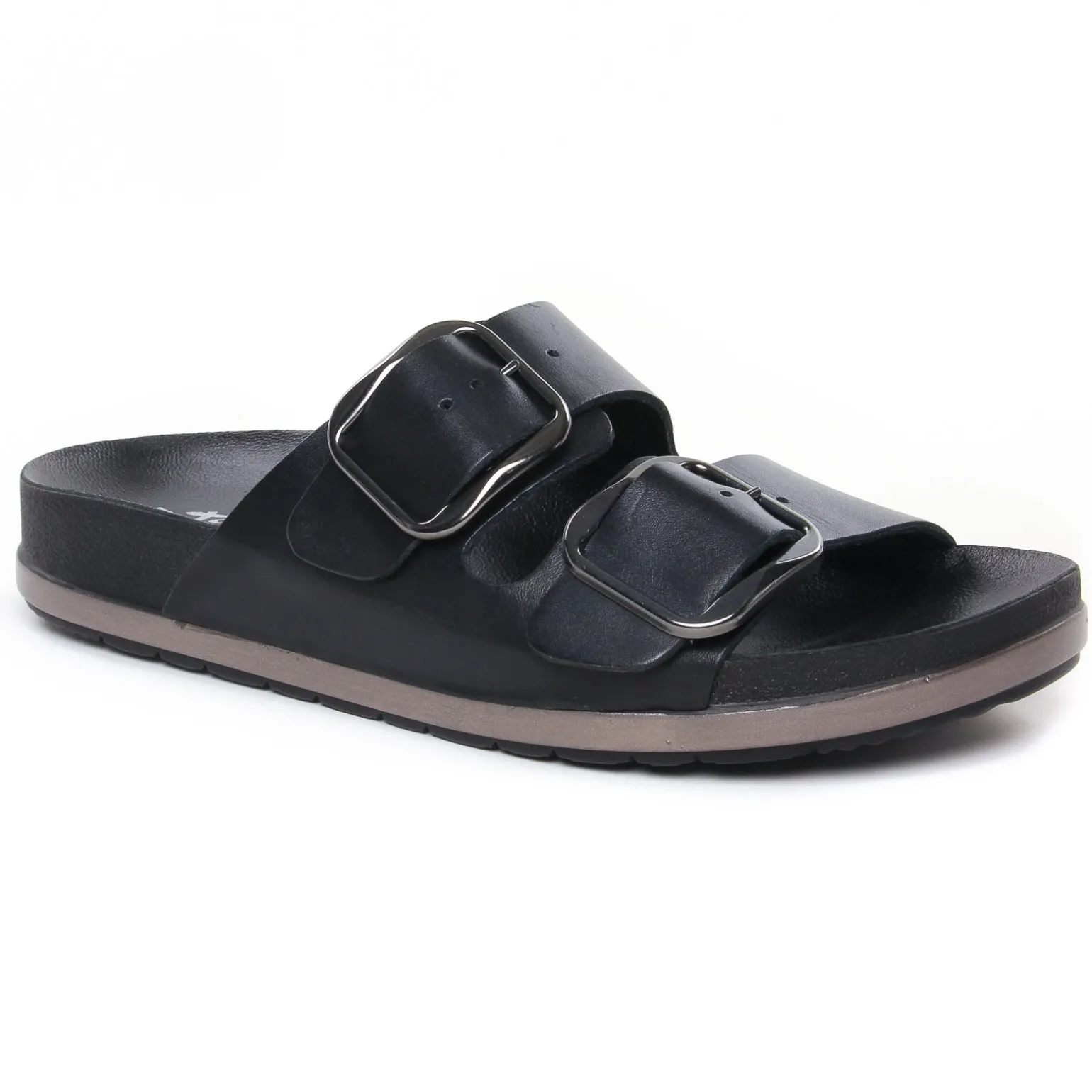 Mules Tamaris 27502 Black Leather