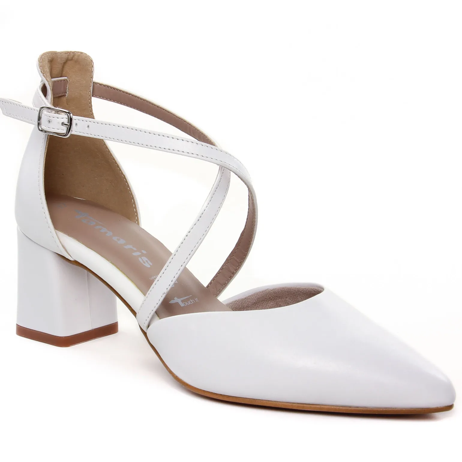 Nu-Pieds Brides Tamaris 22458 White