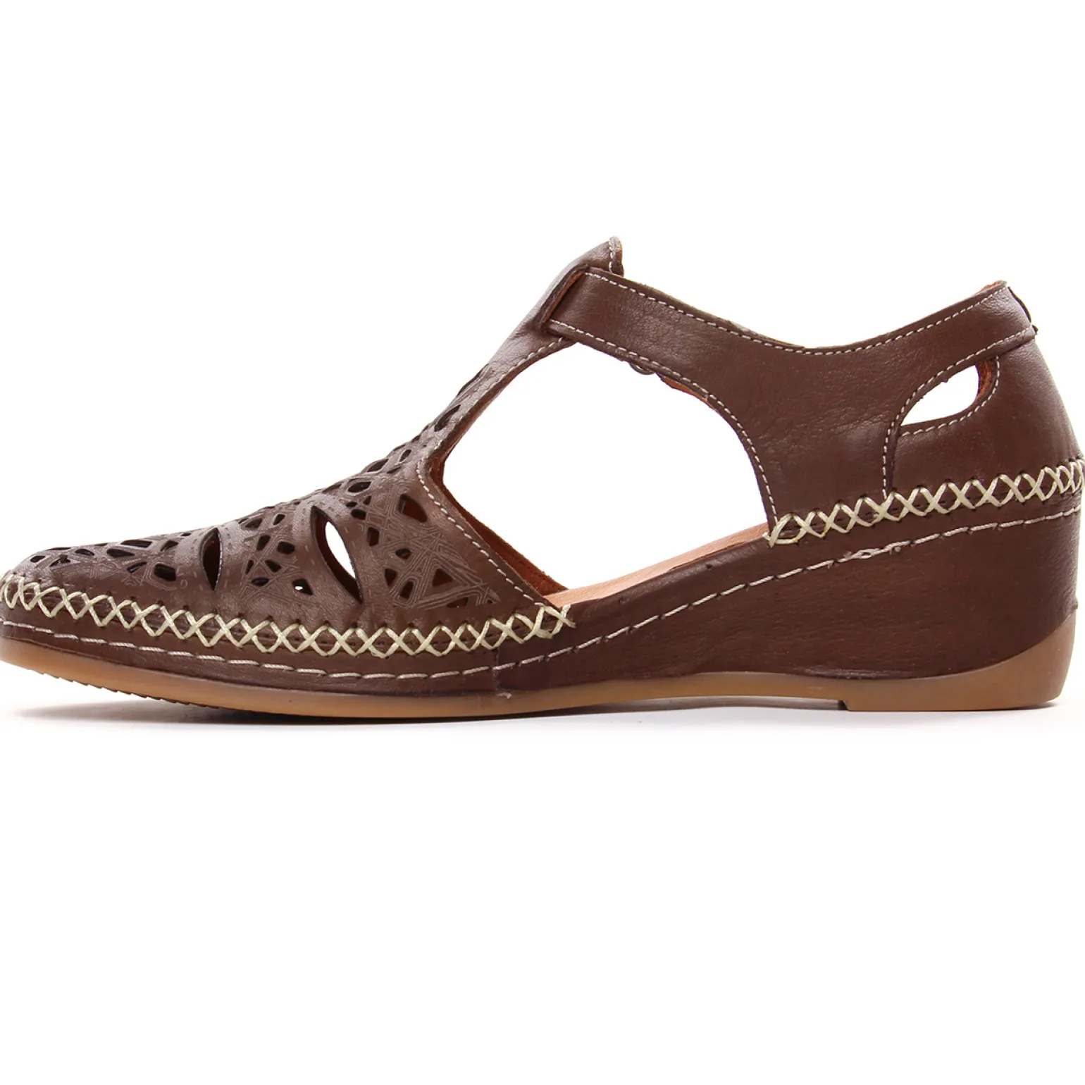 Nu-Pieds Compensés Altex Frida Marron