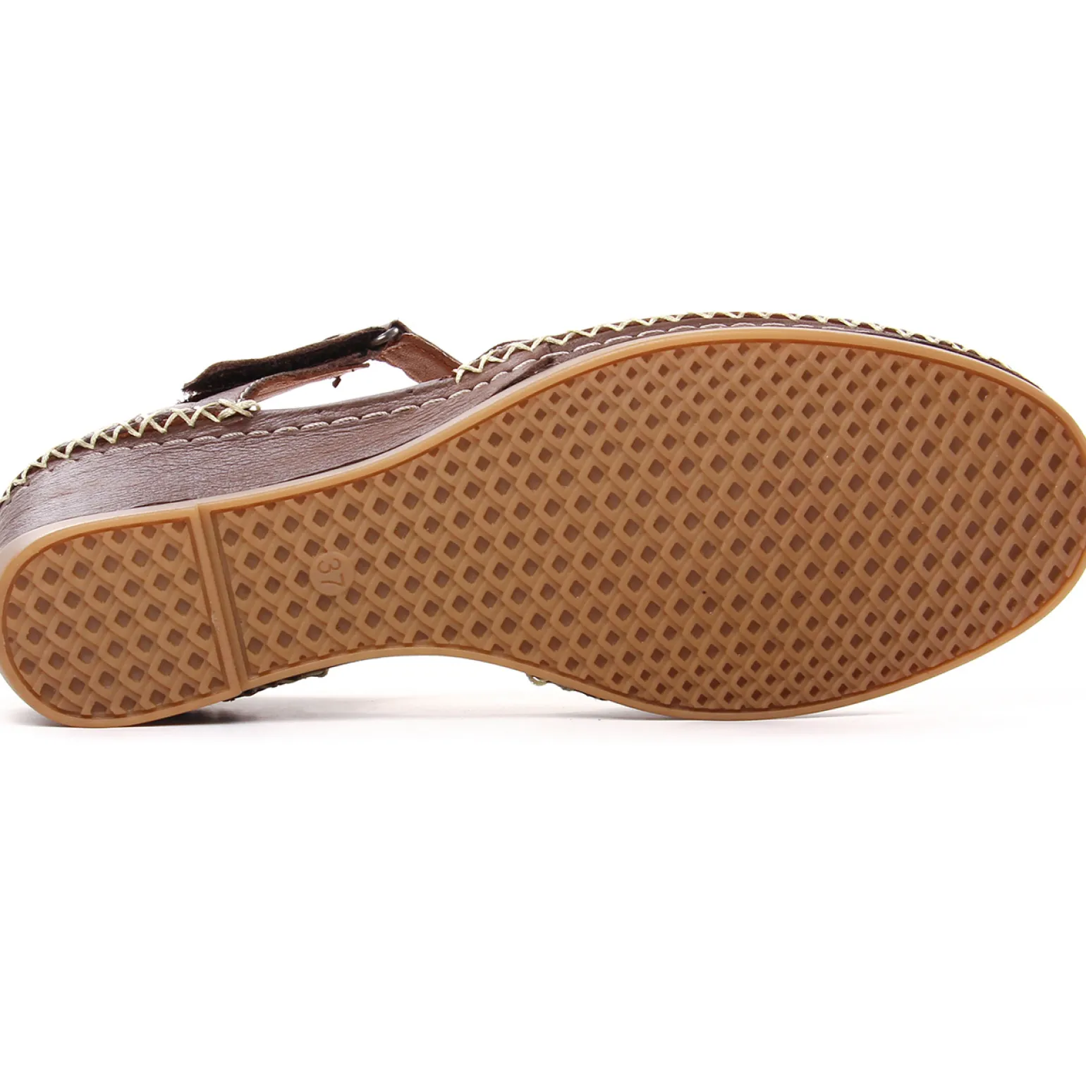 Nu-Pieds Compensés Altex Frida Marron