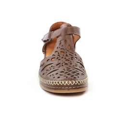 Nu-Pieds Compensés Altex Frida Marron