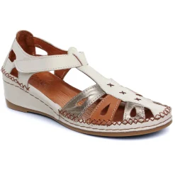 Nu-Pieds Compensés Altex Sylvette Creme Tan