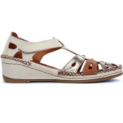 Nu-Pieds Compensés Altex Sylvette Creme Tan