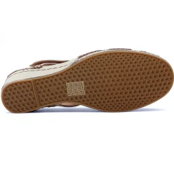 Nu-Pieds Compensés Altex Sylvette Creme Tan