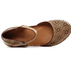 Nu-Pieds Compensés Altex Valma Brun