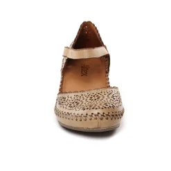 Nu-Pieds Compensés Altex Valma Brun