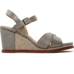 Nu-Pieds Compensés Fugitive Iroize Sand