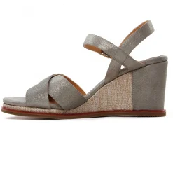 Nu-Pieds Compensés Fugitive Iroize Sand