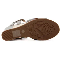 Nu-Pieds Compensés Fugitive Iroize Sand