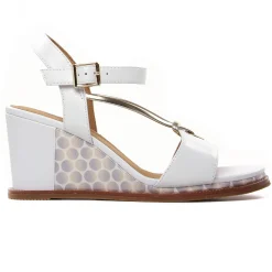 Nu-Pieds Compensés Fugitive Irdil Blanc