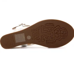 Nu-Pieds Compensés Fugitive Irdil Blanc