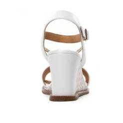 Nu-Pieds Compensés Fugitive Irdil Blanc