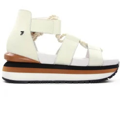 Nu-Pieds Compensés Gioseppo Setif Blanc