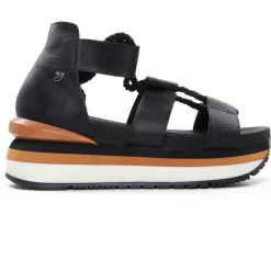 Nu-Pieds Compensés Gioseppo Setif Noir