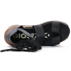 Nu-Pieds Compensés Gioseppo Setif Noir