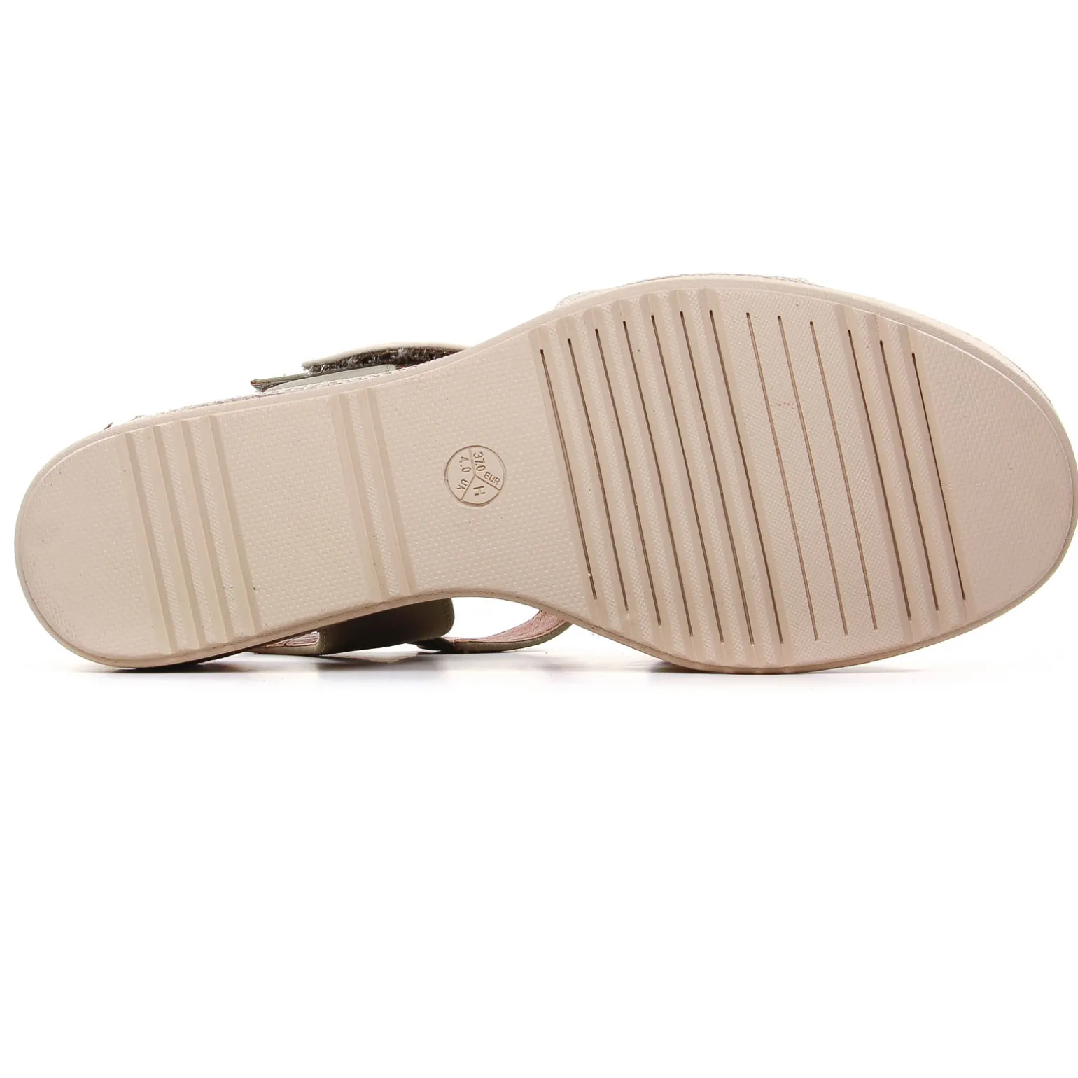 Nu-Pieds Compensés Jana 28364 Beige Sage