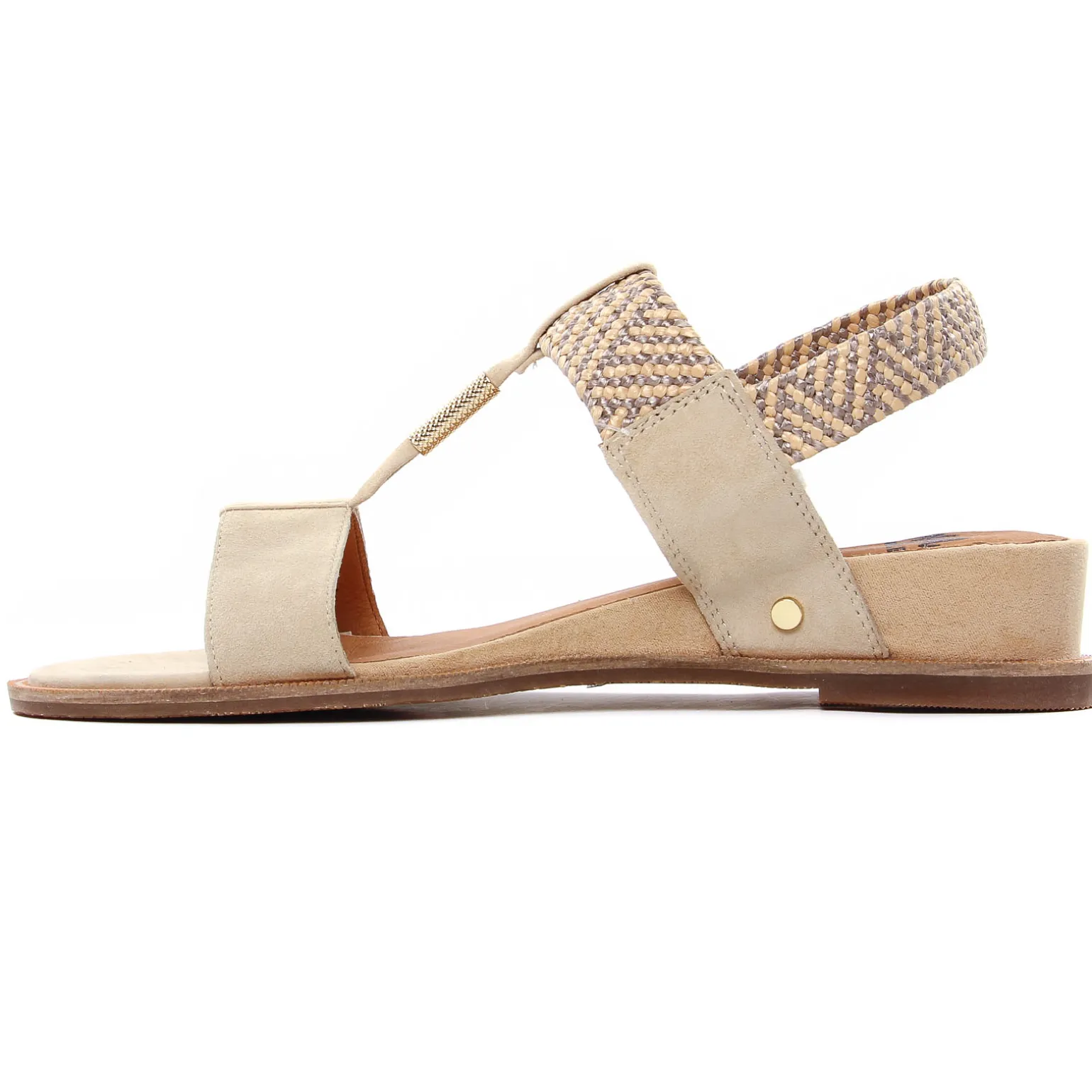 Nu-Pieds Compensés Mamzelle Obole Latte