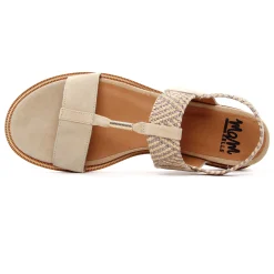 Nu-Pieds Compensés Mamzelle Obole Latte