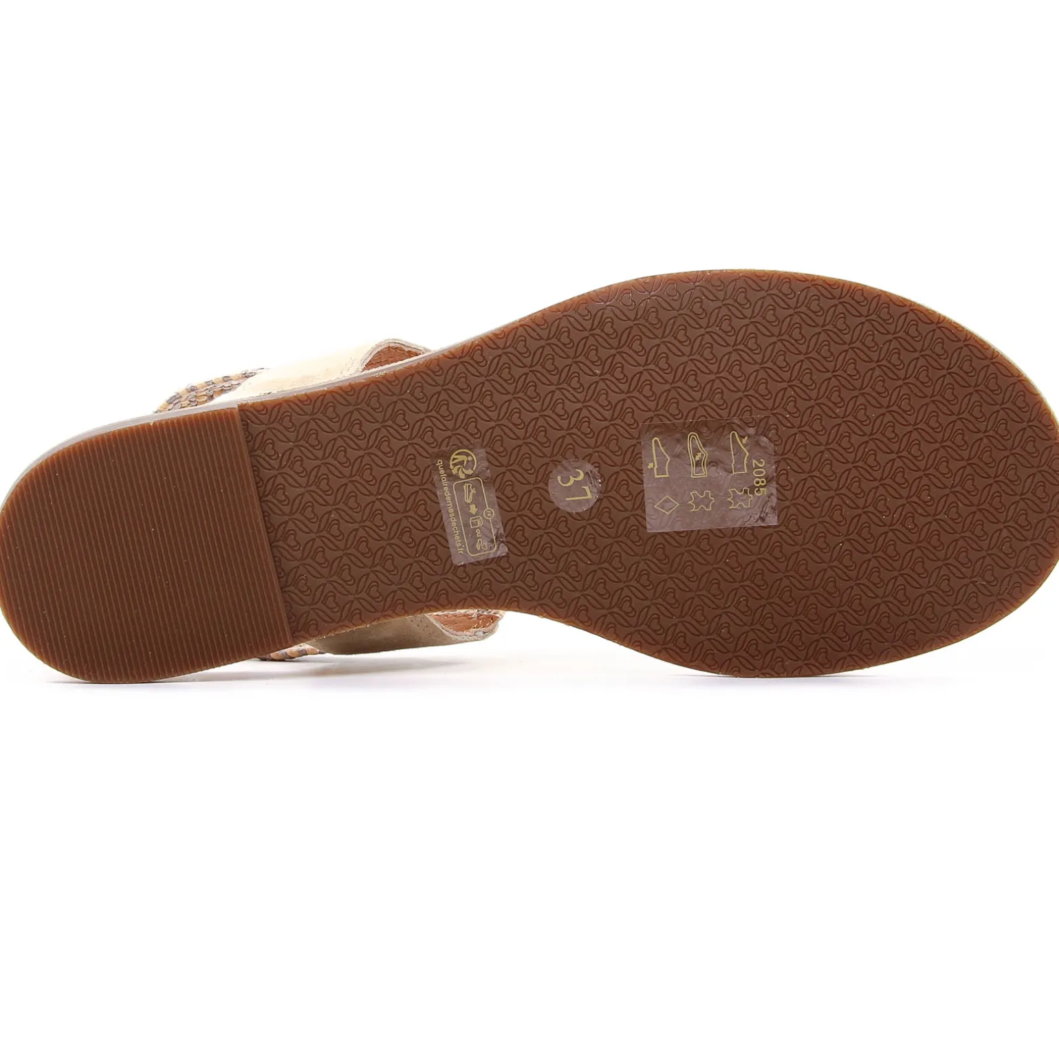 Nu-Pieds Compensés Mamzelle Obole Latte