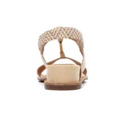 Nu-Pieds Compensés Mamzelle Obole Latte