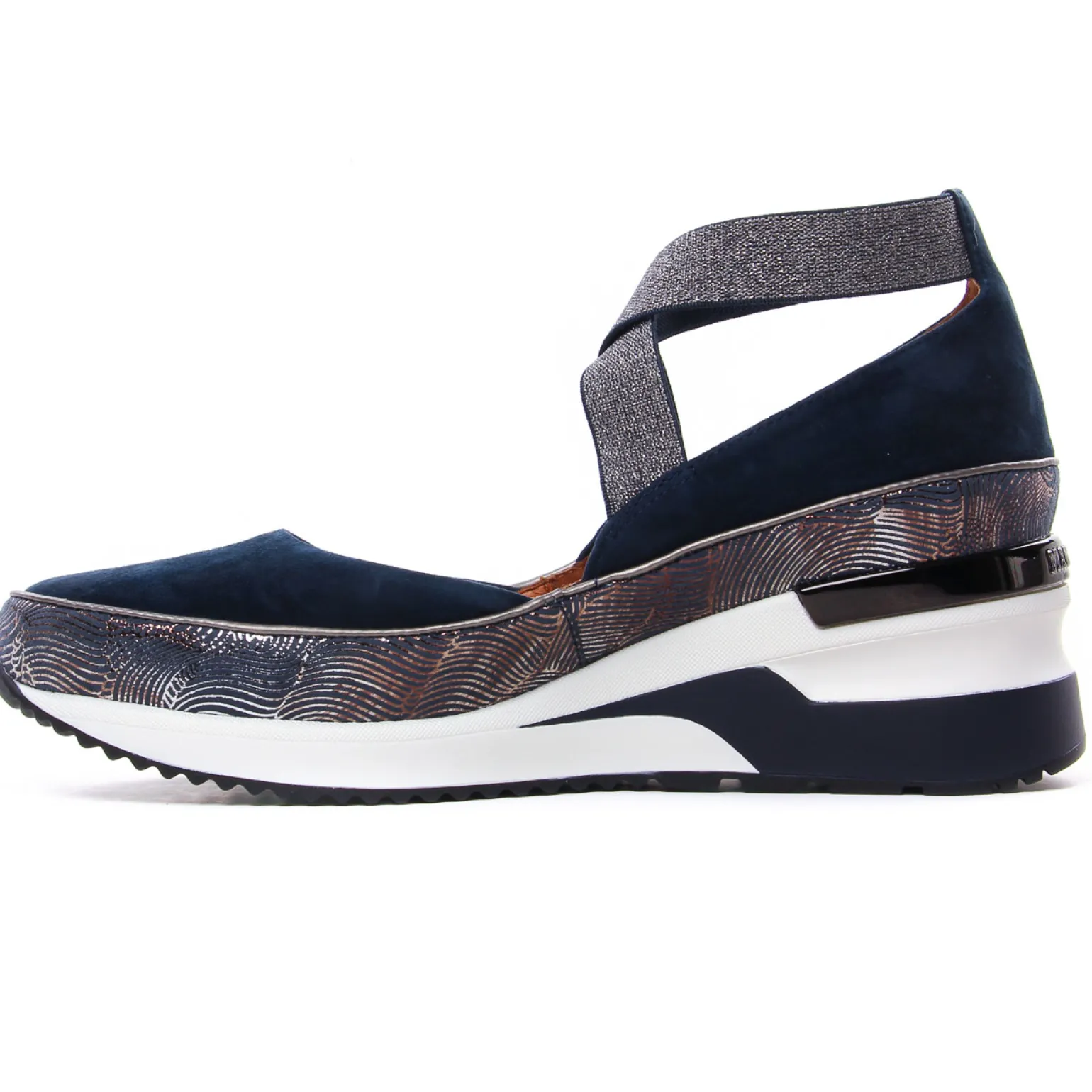 Nu-Pieds Compensés Mamzelle Volou Navy Navy