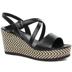 Nu-Pieds Compensés Marco Tozzi 28371 Black