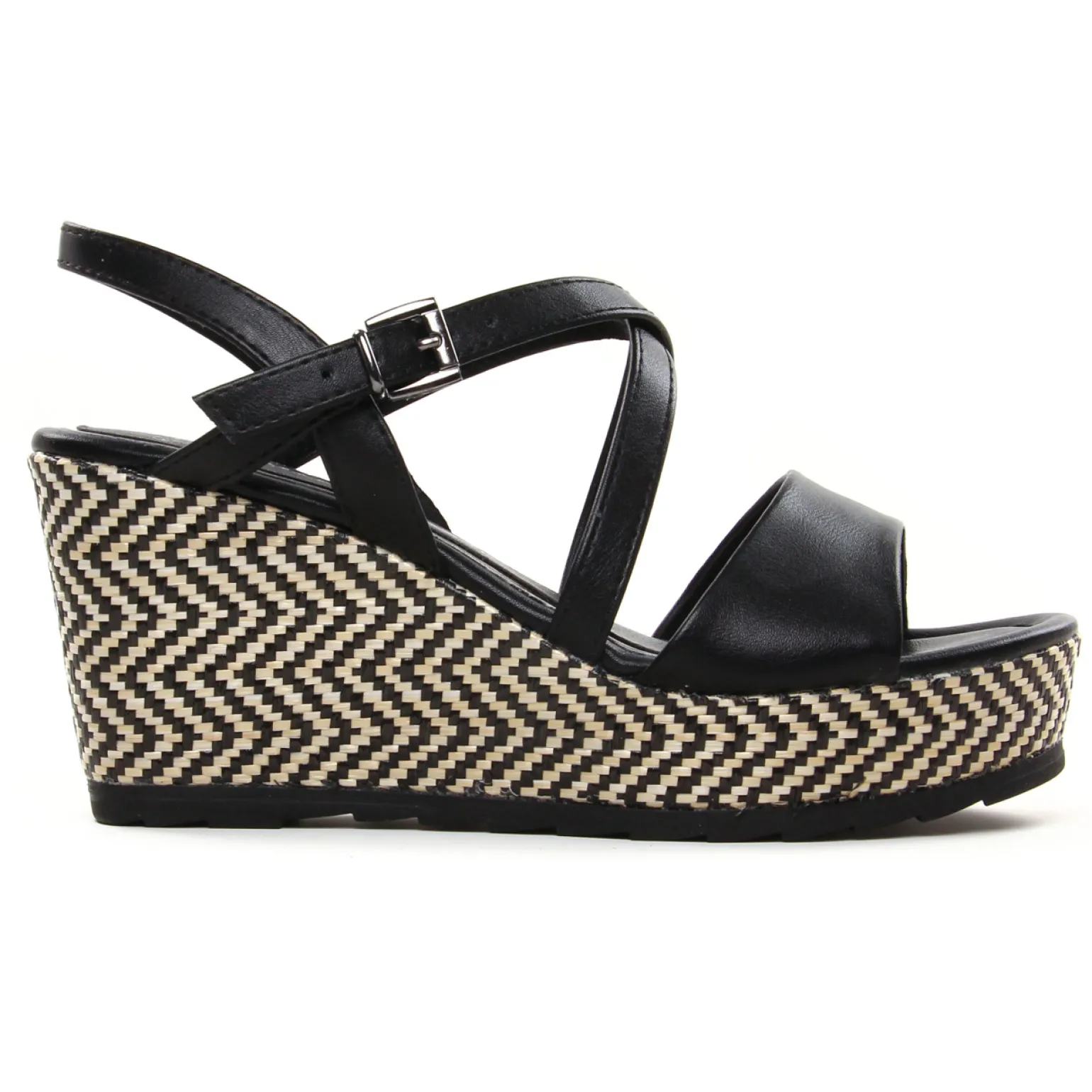 Nu-Pieds Compensés Marco Tozzi 28371 Black