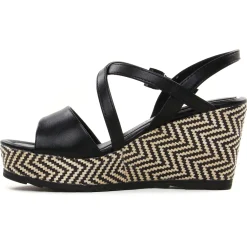 Nu-Pieds Compensés Marco Tozzi 28371 Black