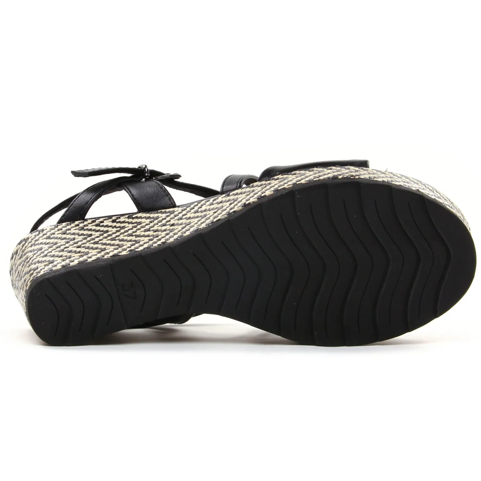 Nu-Pieds Compensés Marco Tozzi 28371 Black