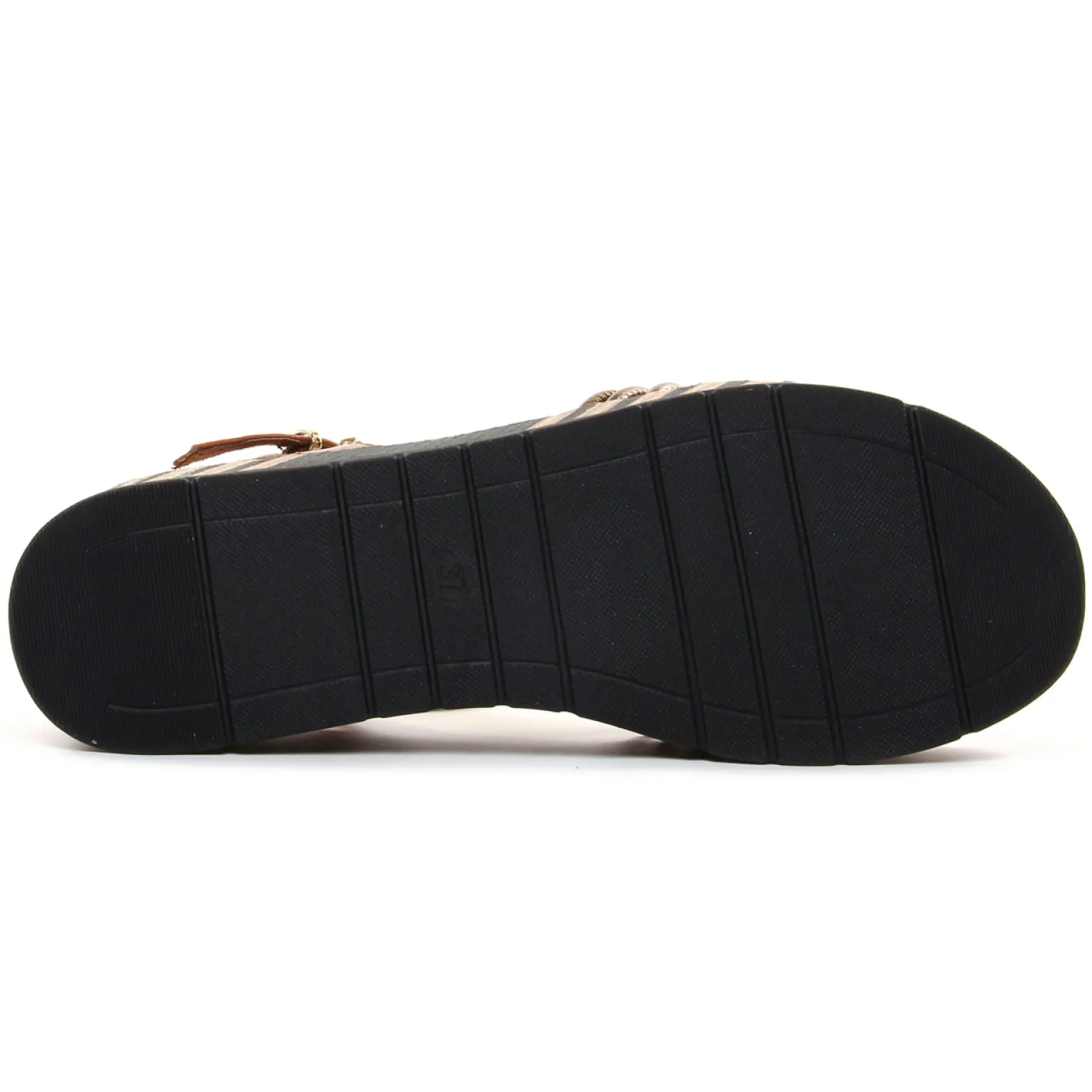 Nu-Pieds Compensés Marco Tozzi 28506 Cognac Ant Com