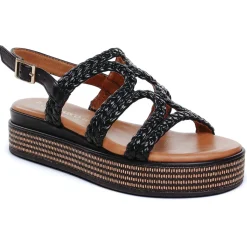 Nu-Pieds Compensés Marco Tozzi 28700 Black