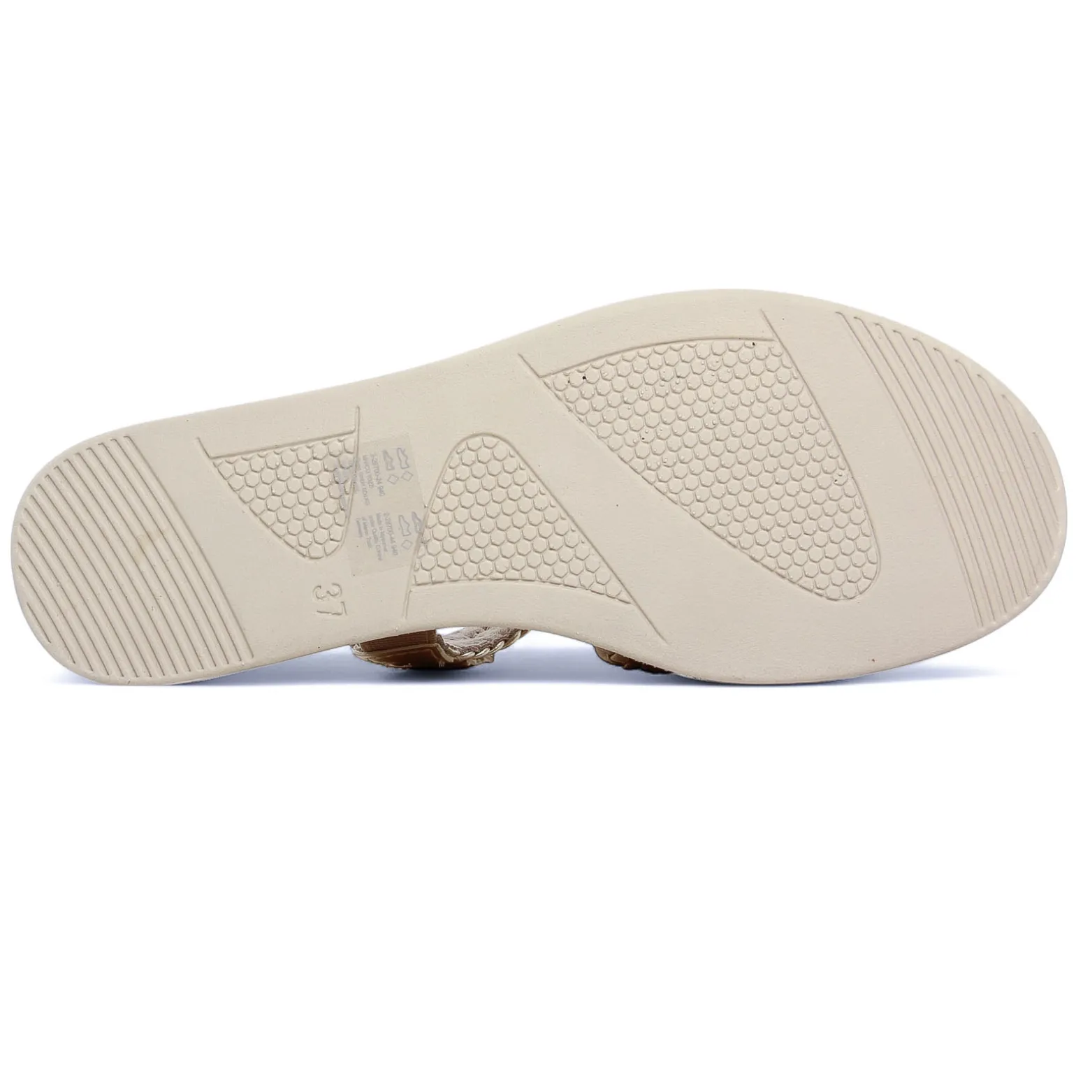 Nu-Pieds Compensés Marco Tozzi 28700 Gold