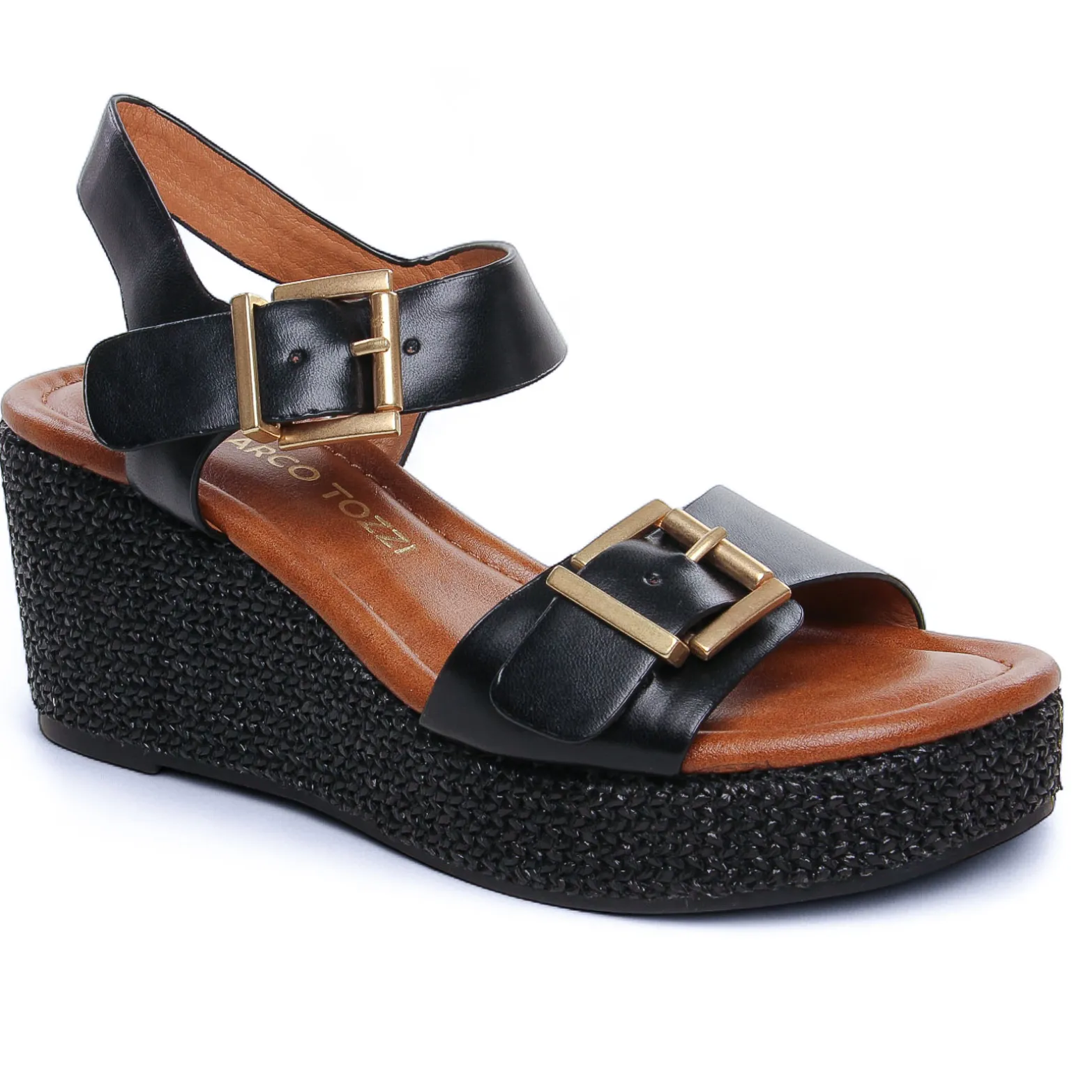 Nu-Pieds Compensés Marco Tozzi 28389 Black