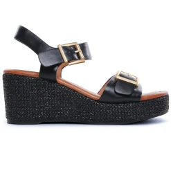 Nu-Pieds Compensés Marco Tozzi 28389 Black