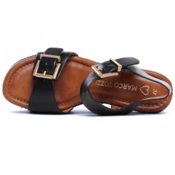 Nu-Pieds Compensés Marco Tozzi 28389 Black