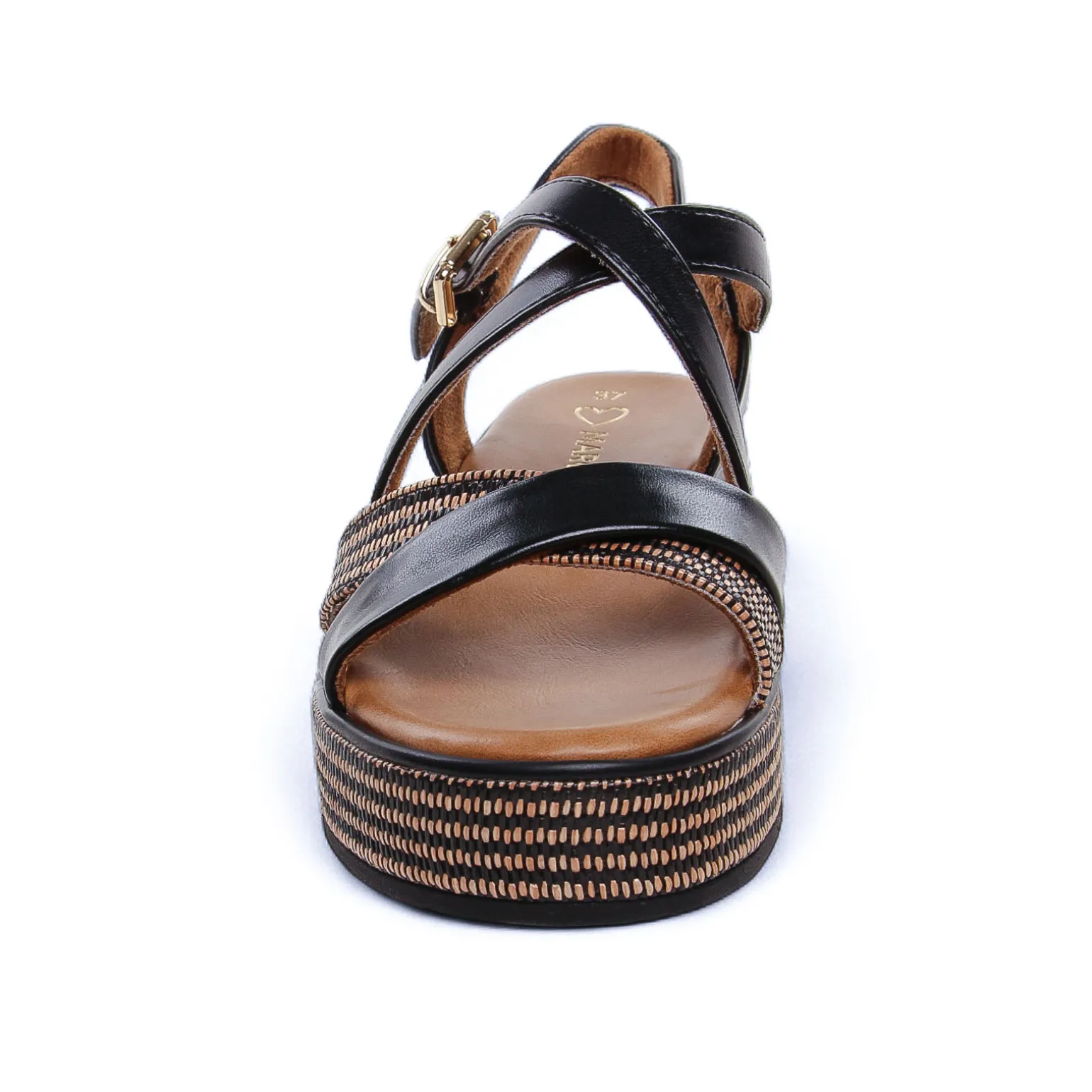 Nu-Pieds Compensés Marco Tozzi 28705 Black Comb