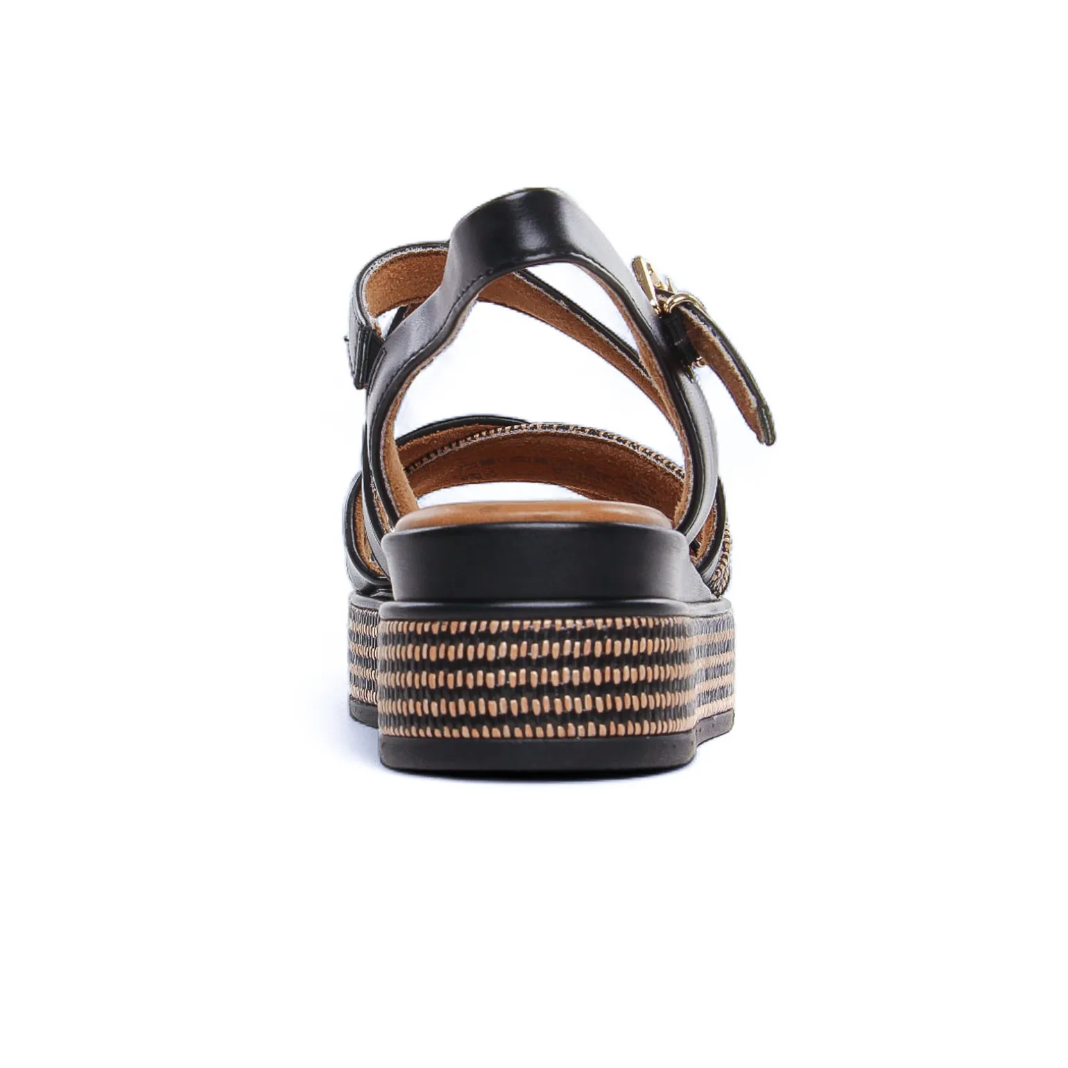 Nu-Pieds Compensés Marco Tozzi 28705 Black Comb