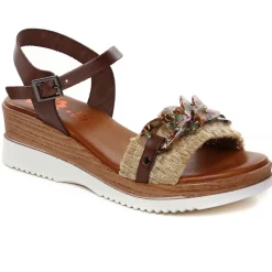 Nu-Pieds Compensés Porronet 2854 Moka